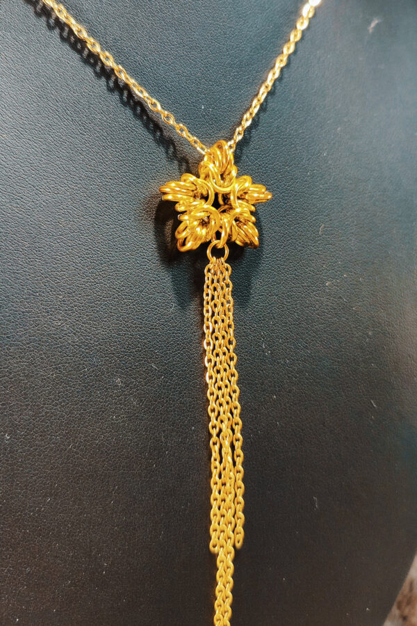 Pendentif "Étoile filante" | Disponible en doré ou argenté